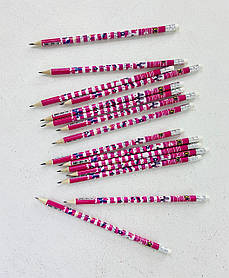 Олівець Простий з ластиком Квіточки ZB.2300 ZIBI