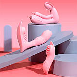 Смарт-вібратор метелик Love Spouse - Рожевий - Смарт вібратори, фото 4