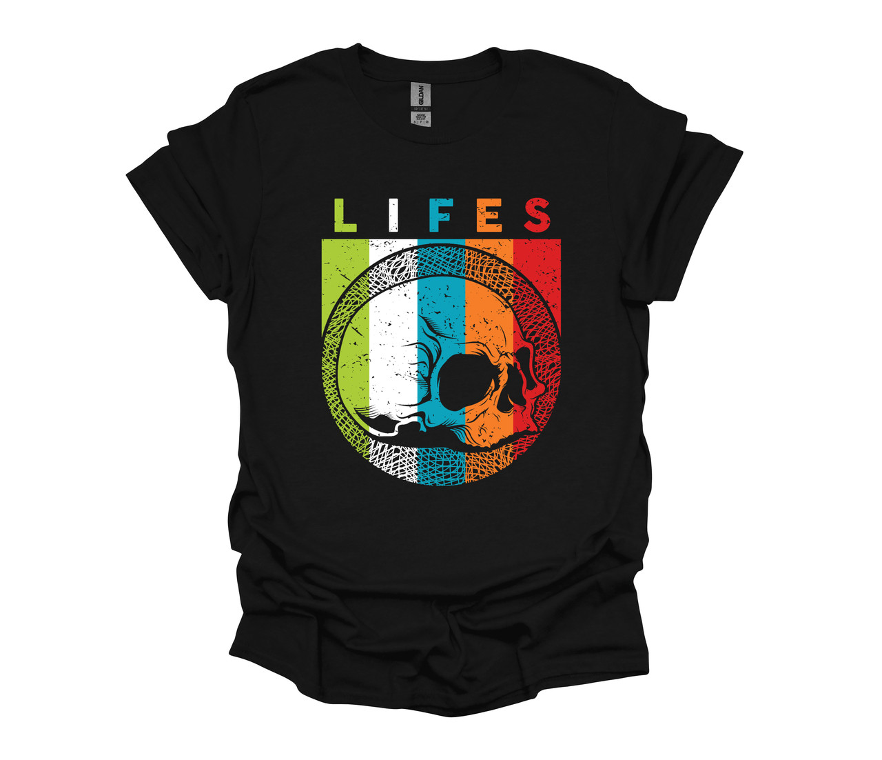 Футболка з принтом LIFES