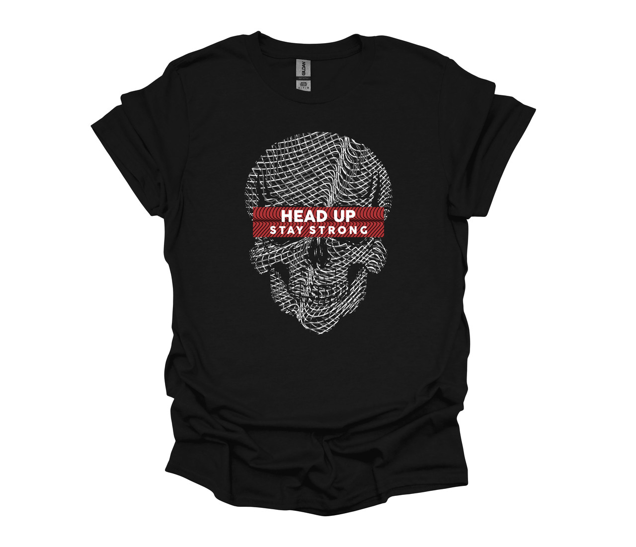 Футболка з принтом HEAD UP