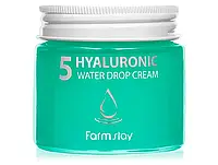 Увлажняющий крем для лица с гиалуроновой кислотой FarmStay Hyaluronic 5 Water Drop Cream, 80мл