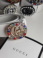 Женский кожаный ремень Gucci Гучи, модные брендовые ремни