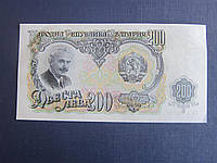 Банкнота 200 лева Болгария 1951 UNC пресс