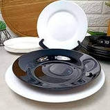 Сервіз столовий 18 предметів Luminarc Plumi Black&White V2484, фото 2