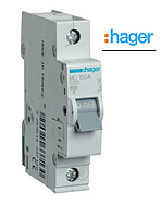 Автоматичний вимикач Hager 1P 6kA C-50A 1M