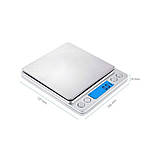 Ваги ювелірні Professional Digital Table Topscale 6295 - 500 г (0.01 г) настільні з великою платформою, фото 5