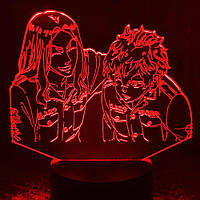 Акриловый 3D светильник-ночник Токийские Мстители 2 красный
