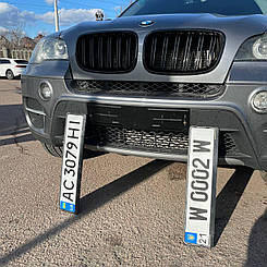 Магнітна рамка для номерних знаків авто (2 Рамки + 2 Пластини)