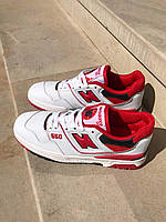 Мужские кроссовки New Balance 550 White Team Red BB550SE1