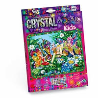 Мозаїка з кольорових кристалів: CRYSTAL MOSAIC kids CRMk-01-09 Феї TM Danko Toys (1/10)