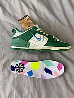 Женские кроссовки Nike Dunk Low Disrupt 2 Phantom Green Noise University Blue DH4402-001