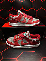 Чоловічі кросівки Nike Dunk Low Retro Medium Gray Varsity Red CW1590-002