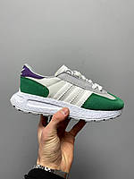 Женские кроссовки Adidas Retropy E5 Grey Collegiate Green Purple H03076