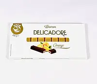 Шоколад черный с апельсином DELIKADOR ORANGE Baron Польша 200г