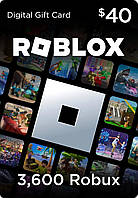 Roblox 40$ Gift Card | 3600 Robux