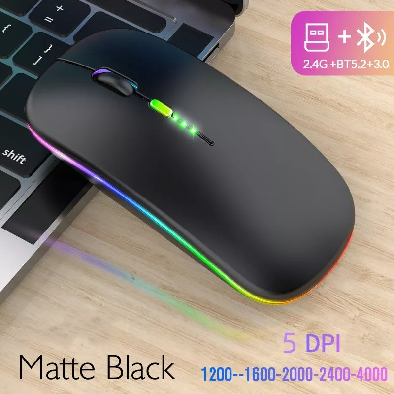 Бездротова комп'юторна миша, що перезаряджається Bluetooth Mouse USB