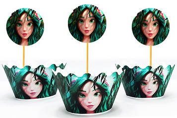 "Лісова Дівчина" - Топпери+Капкейки