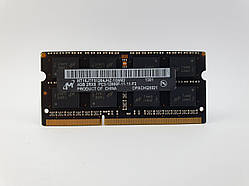 Оперативна пам'ять для ноутбука SODIMM Micron DDR3 4Gb 1600MHz PC3-12800S (MT16JTF51264JHZ-1G6M2) Б/В