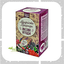 Чай поліський Лісові ягоди, Мудрість природи, 20 пакетиків