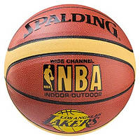 Мяч баскетбольный Spalding №7 PVC NBA Lakers