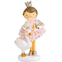 Великодня статуетка "Принцеса з лебедом" 19 см (полістоун)