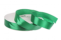 Стрічка атласна 91.4м*25мм зелена (#127)