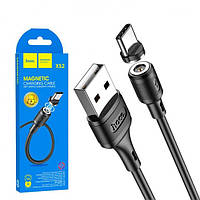 USB кабель Hoco X52 "Sereno magnetic Type-C 1m черный