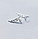 Ніжні срібні сережки Кафи Кліпс "Перишко" — 925 проби EGYPT SILVER, фото 2