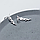 Ніжні срібні сережки Кафи Кліпс "Перишко" — 925 проби EGYPT SILVER, фото 6
