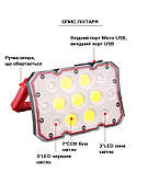 Ліхтар worklight Quantum FL2030 Worker 15W COB+LED з функцією Power Bank, фото 3