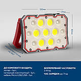 Ліхтар worklight Quantum FL2030 Worker 15W COB+LED з функцією Power Bank, фото 7