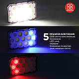 Ліхтар worklight Quantum FL2030 Worker 15W COB+LED з функцією Power Bank, фото 9