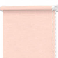 Роллеты на окна Рулонные шторы Жалюзи Однотонные Лен 2070 Светло-розовый