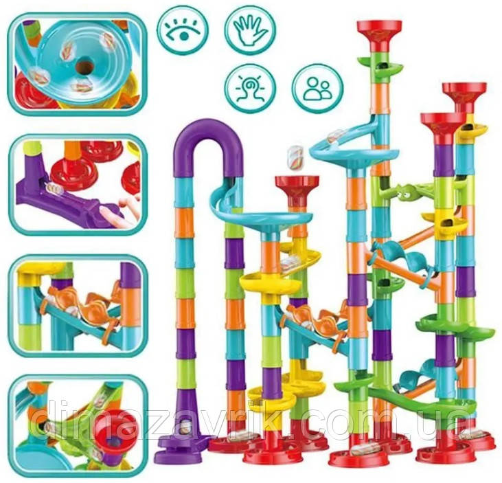 Конструктор гра 8802 гірка лабіринт "Marble Run" кульки, 93 деталі