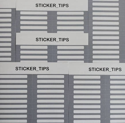 Наліпки для тіпс - 20 (на одному аркуші 52 стікера), фото 2