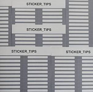 Наліпки для тіпс - 20 (на одному аркуші 52 стікера)