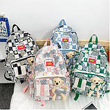 Міський стильний рюкзак жіночий з ведмедиком, фото 2