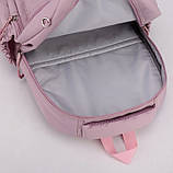 Модний рюкзак міський молодіжний однотонний, фото 6