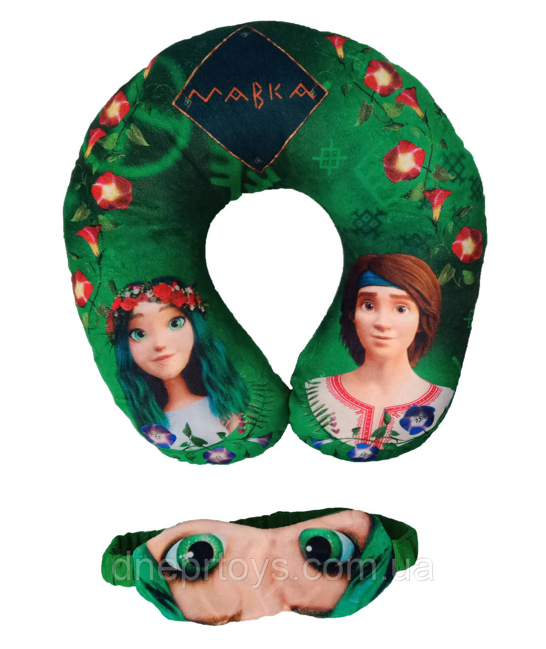 Підголовник з маскою "Мавка.Лісова пісня" Копиця 32x30x7 см (00279-5), фото 1