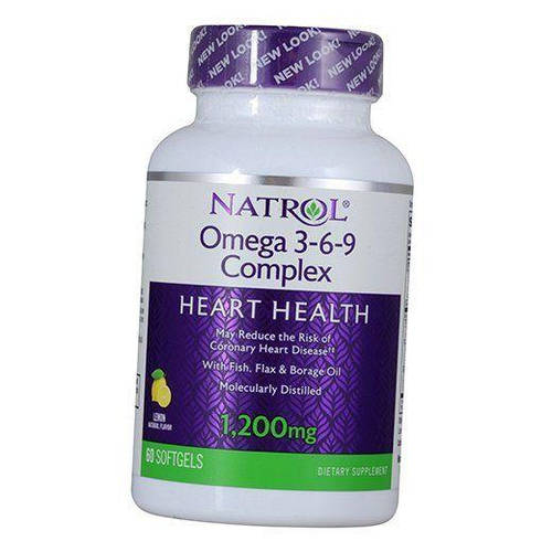 Omega 369 Complex Natrol 60гелкапс Лимон (67358003) (ID1809985598