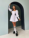 Коротке бавовняне плаття з корсетом білизняним і розкльошеною спідницею (р. 42, 44) 66035191Q, фото 7