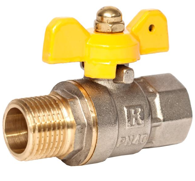 Кран кульовий 1/2" нв для газу RSk (Iталiя)