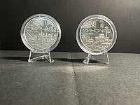 Две Памятные медали Город героев Николаев и Чернигов 2023 год