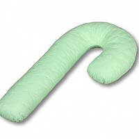Подушка для беременных обнимашка Coolki Хлопок с наволочкой Мята 170 см z15-2024