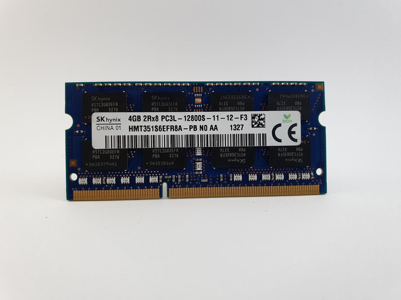 Оперативна пам'ять для ноутбука SODIMM SK hynix DDR3L 4Gb 1600MHz PC3L-12800S (HMT351S6EFR8A-PB) Б/В