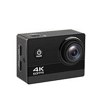Видеокамера XPROBASE REAL4K Black экшн камера с REAL4K съемкой и EIS + Монопод D1P6-2023