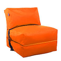 Бескаркасное кресло раскладушка Tia-Sport 180х70 см оранжевый (sm-0666-2) z14-2024