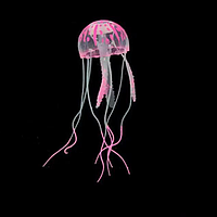 Декоративная плавающая медуза SV для аквариумов светящаяся, Рожевий