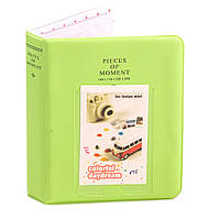 Альбом для фотографий Instax Mini Fuji Polaroid 64 кадра лайм светло-зелёный FujiFilm для Instax Mini 11, 9, 8