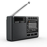 Радиоприемник Xhdata D368 FM/AM/SW MP3, Bluetooth, DSP чип, есть УКВ диапазон 64-108 МГЦ, аккумулятор 18650